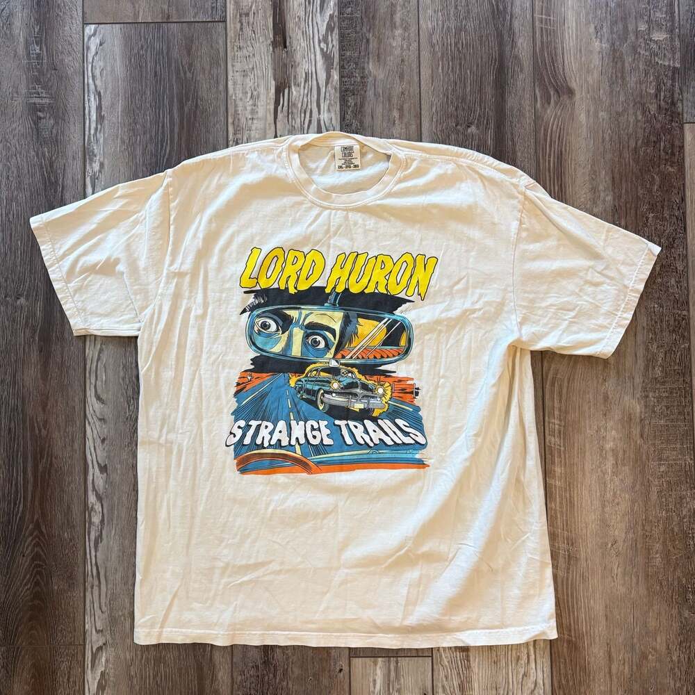 Lord Huron Strange Trails Tour Shirt 2XL Graphic Band Tee Comfort Colors